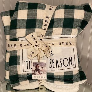 Rae Dunn Tis The Season Blanket